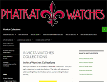 Tablet Screenshot of phatkatwatches.com